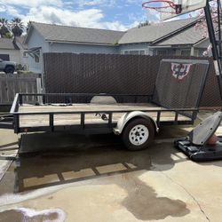 12 By 6 Heavy-Duty Utility Trailer