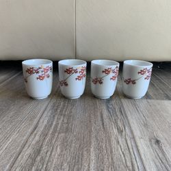 4 Vintage Teacups