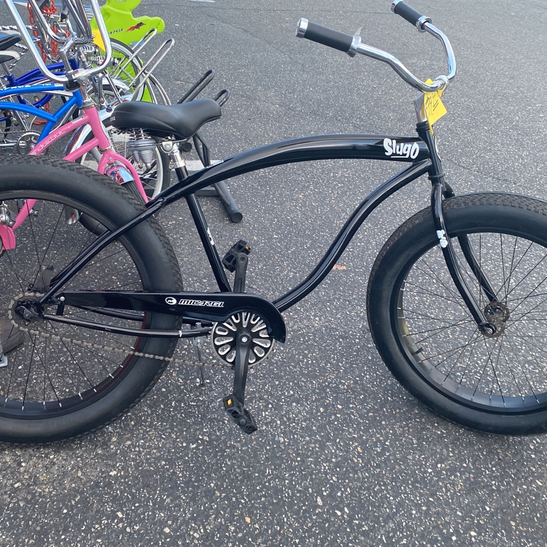 Slugo Micargi 26” Bicycle Black Ready To Ride