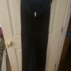 Navy Blue Prom Dress 