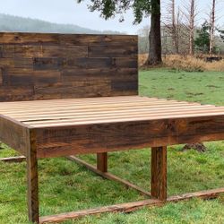 Reclaimed Wood Bed