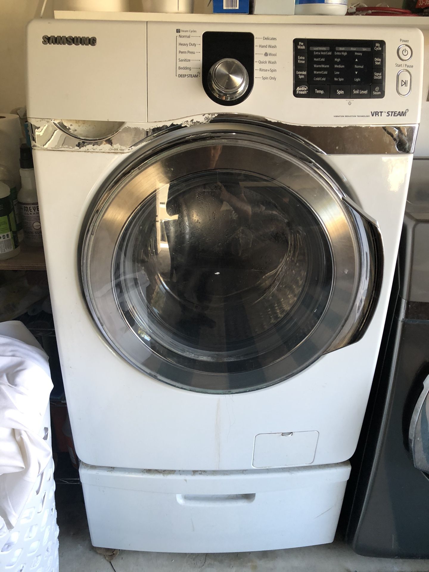 Samsung Front Load Washer And Dryer. Washer Model WF419AAW/XAA. Dryer