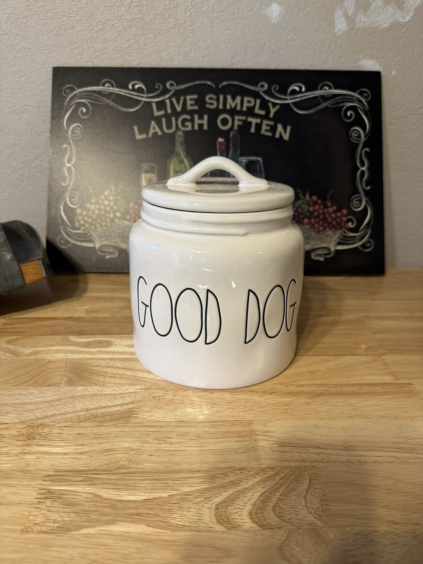 Rae Dunn Dog Treat Jar 