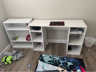 Desk -book shelves- in tables