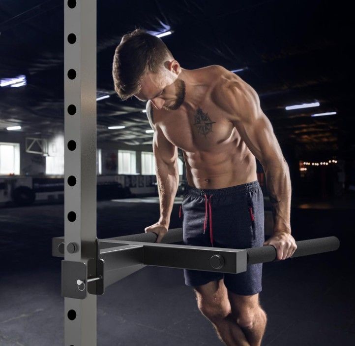 Y Shaped Dip Bar Gym fitness dip station bar gym equipment 