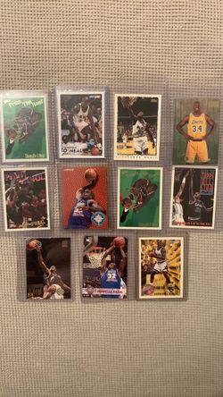 Shaquille O'Neal Basketball Card Lot (11 Cards)