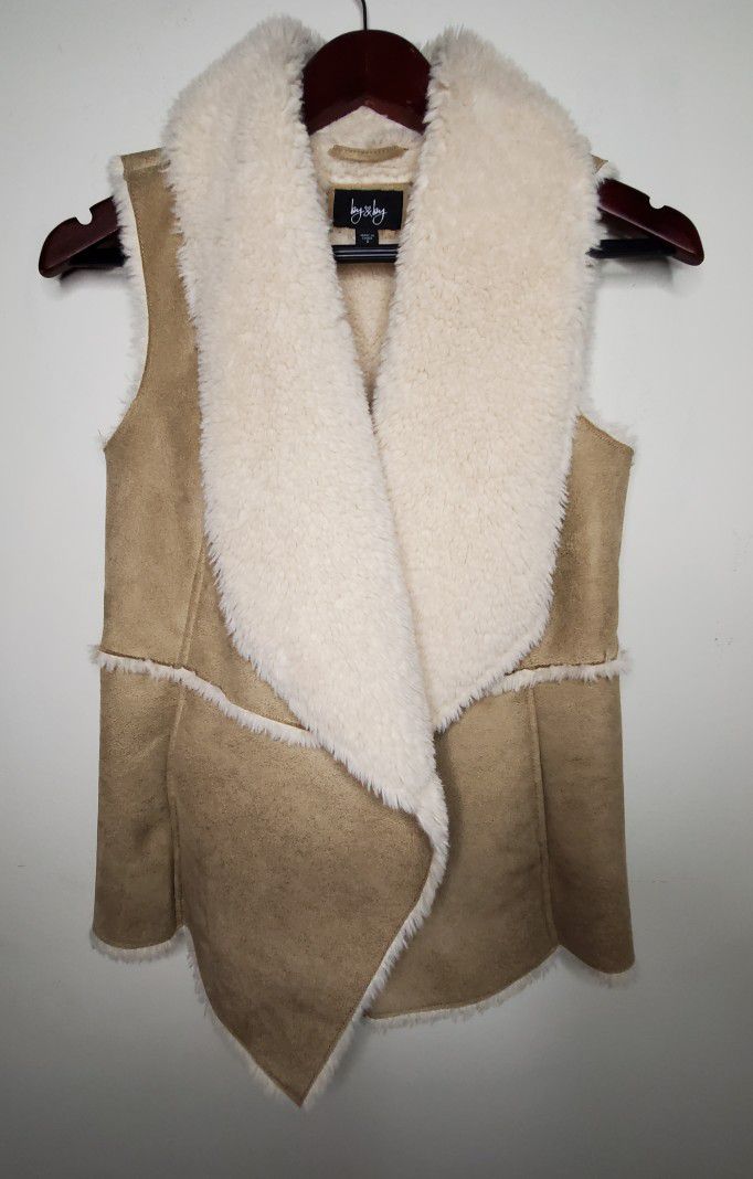 By And By Ladies Fur Vest 
