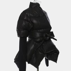 Woman’s Black Lite Weight Puffer Coat