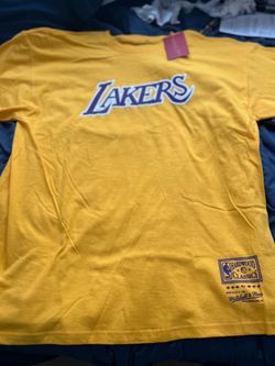 BNWT Yellow Laker’s Mitchell & Ness  T-Shirt  -  Men size Extra Large XL