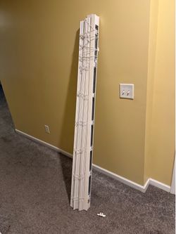 2” White Faux Wood Blinds – 70” W x 65” H – Great Condition