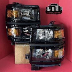 Chevy Silverado 2014. 2015 Headlights.