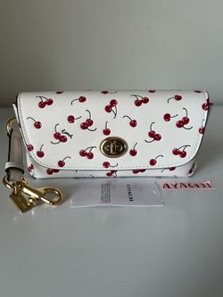 Coach Sunglass Case with Cherry Print