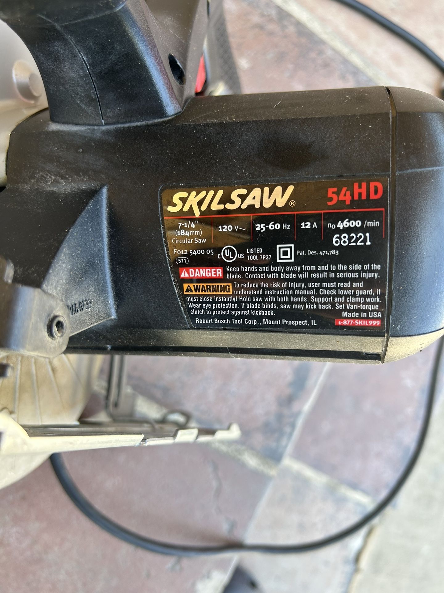 Skilsaw 12 Amp 2-3HP