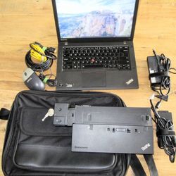 Lenovo T440 Thinkpad Laptop with Docking station and carry case