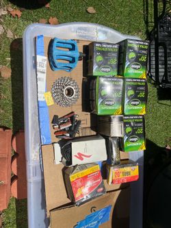 Various Bike parts and tubes $5