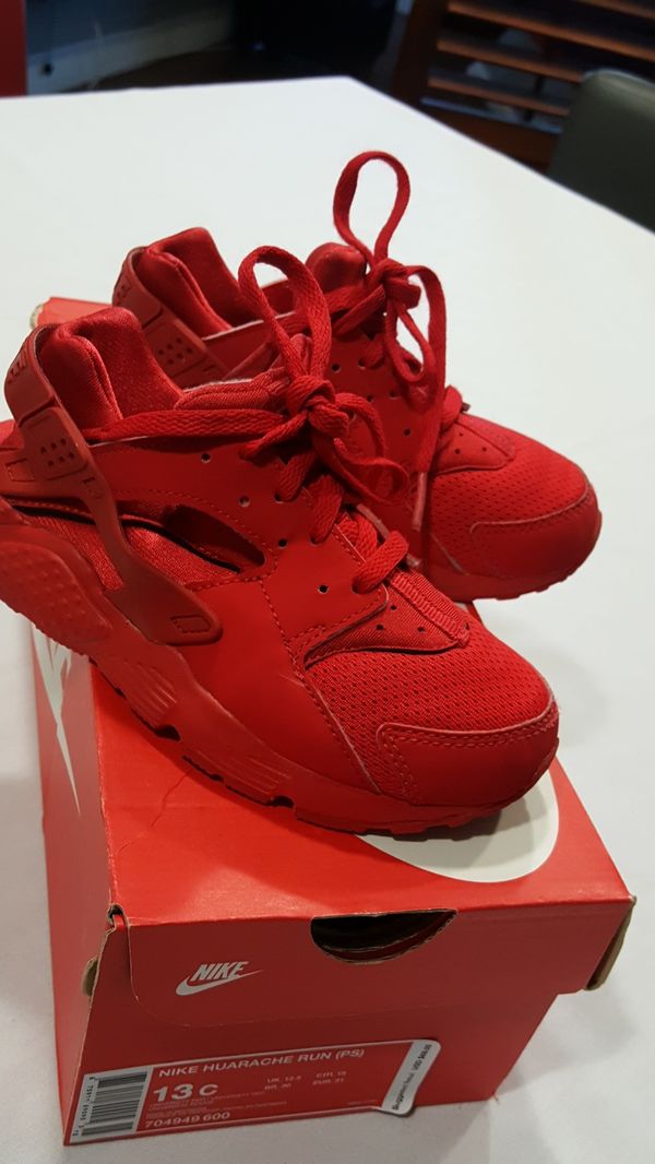 nike huarache red kids