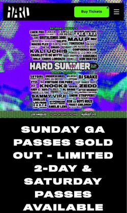Hard Summer Sunday Portion