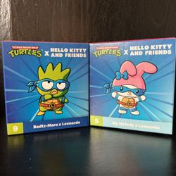 2025 Mcdonald's Sanrio Hello Kitty Teenage Mutant Ninja Turtles Happy Meal Toys (Badtz-Maru & My Melody)
