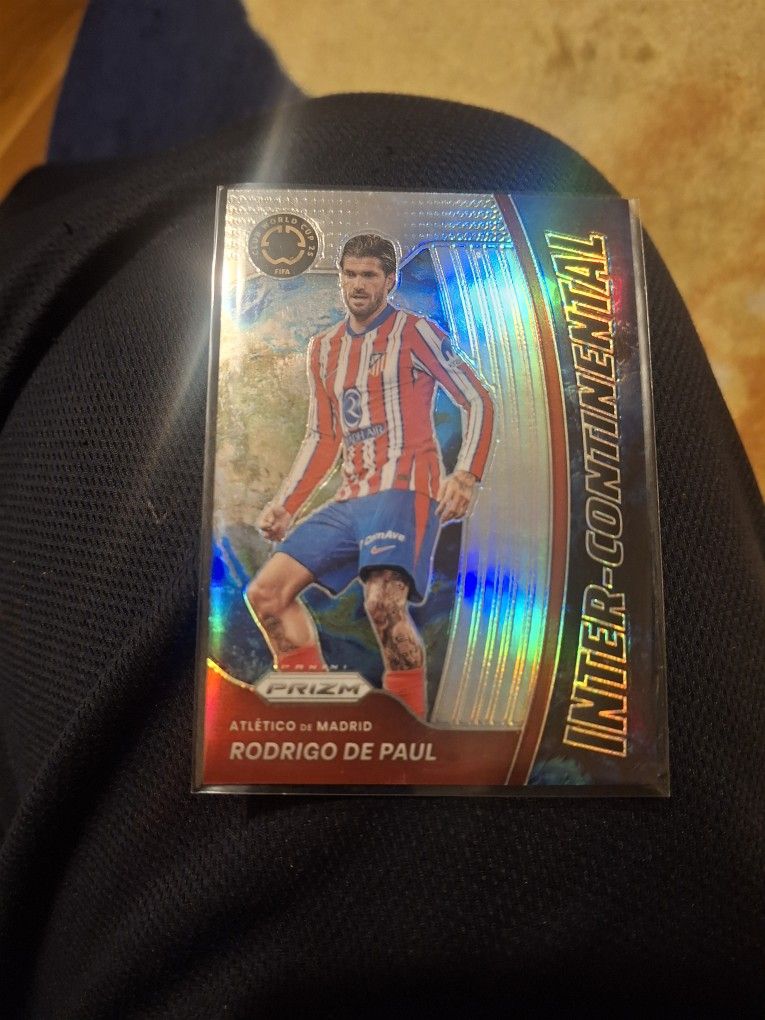 2025 Panini Prizm Rodrigo De Paul Inter-continental Silver