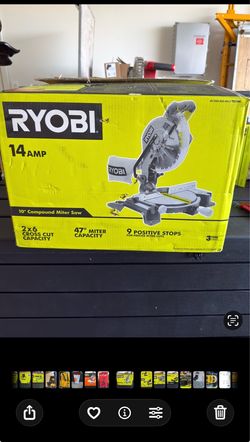 Ryobi 10” Compound Miter Saw