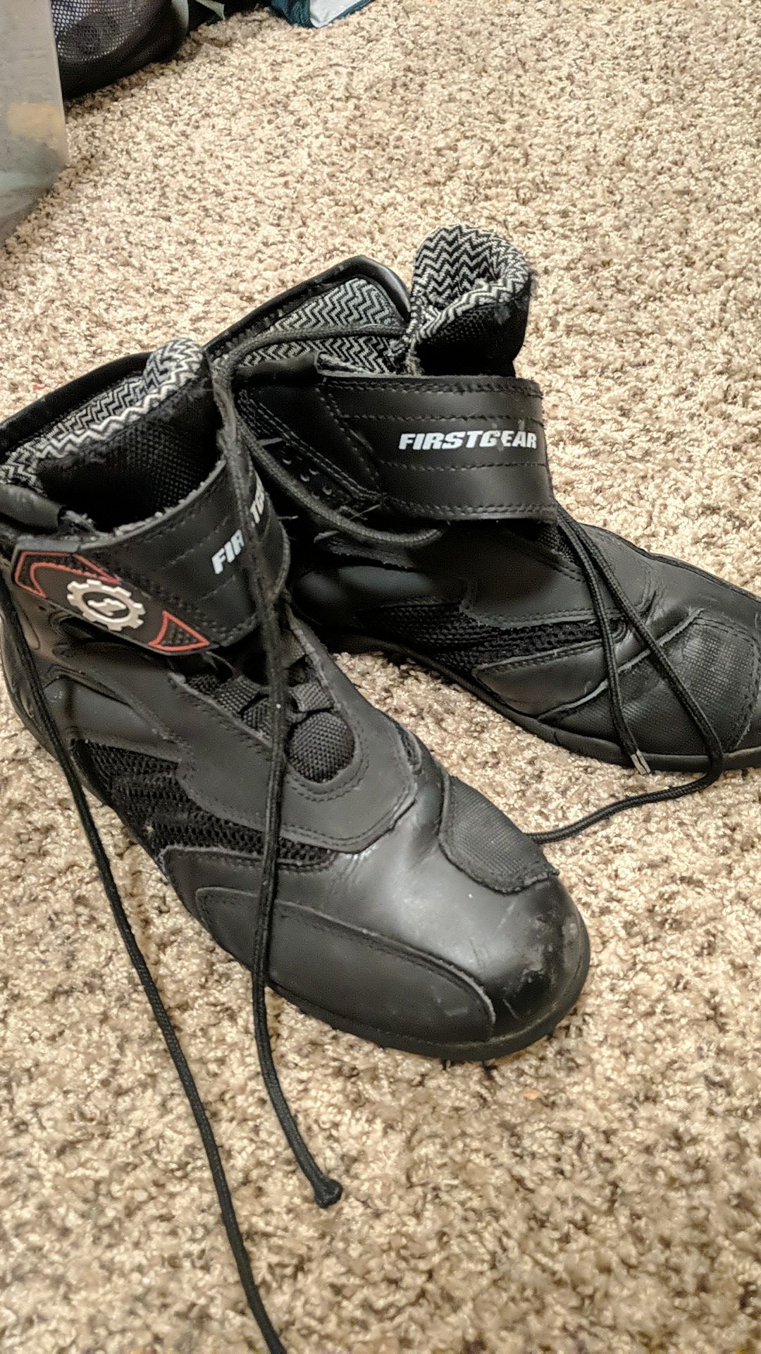 First Gear Motorcycle Boots