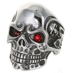 Silver skull ring size 11