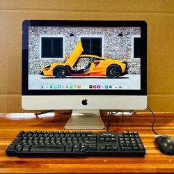 Apple iMac 21.5” 2014 i5 8GB 256GB SSD Big Sur 11 Cracked Glass Fully Functional!!