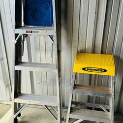 WERNER® 2 ladders stepladders