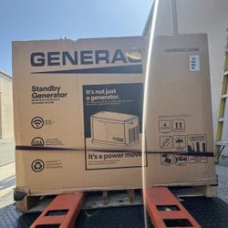 Generac 24,000 Watt - Dual Fuel Air- Cooled Whole House Home Standby Generator, Smart Home Monitorin with transfer switch
