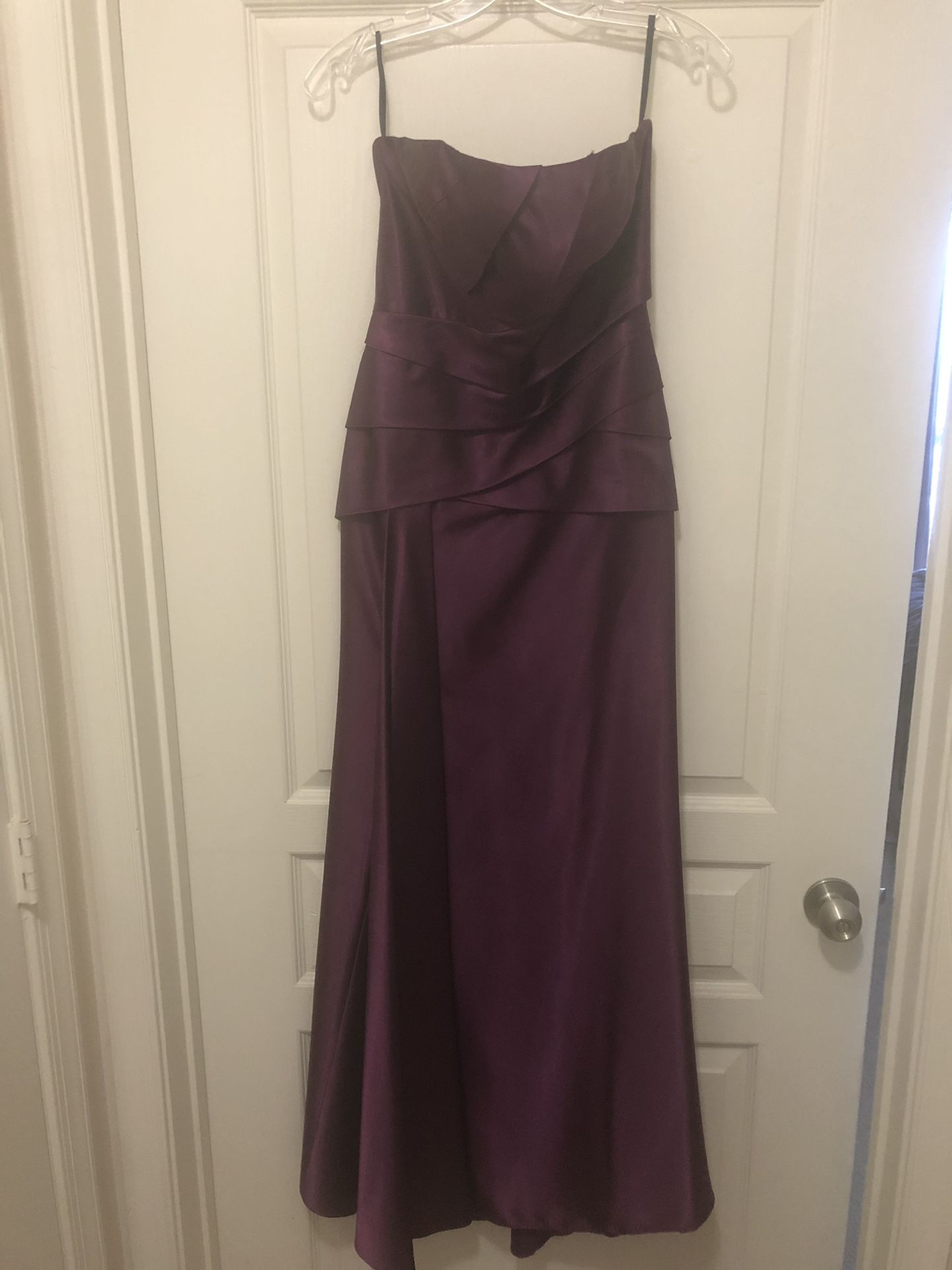 Deep purple formal dress
