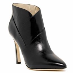 Carolina Espinosa Black Leather Adolfo Booties Women’s Size 8.5