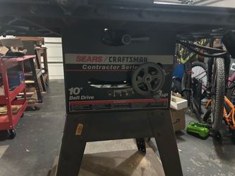 Sears craftsman 10” belt drive table saw