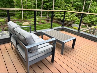 Outdoor Love Seat and Table