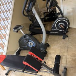 Exercise Bikes And Bench 