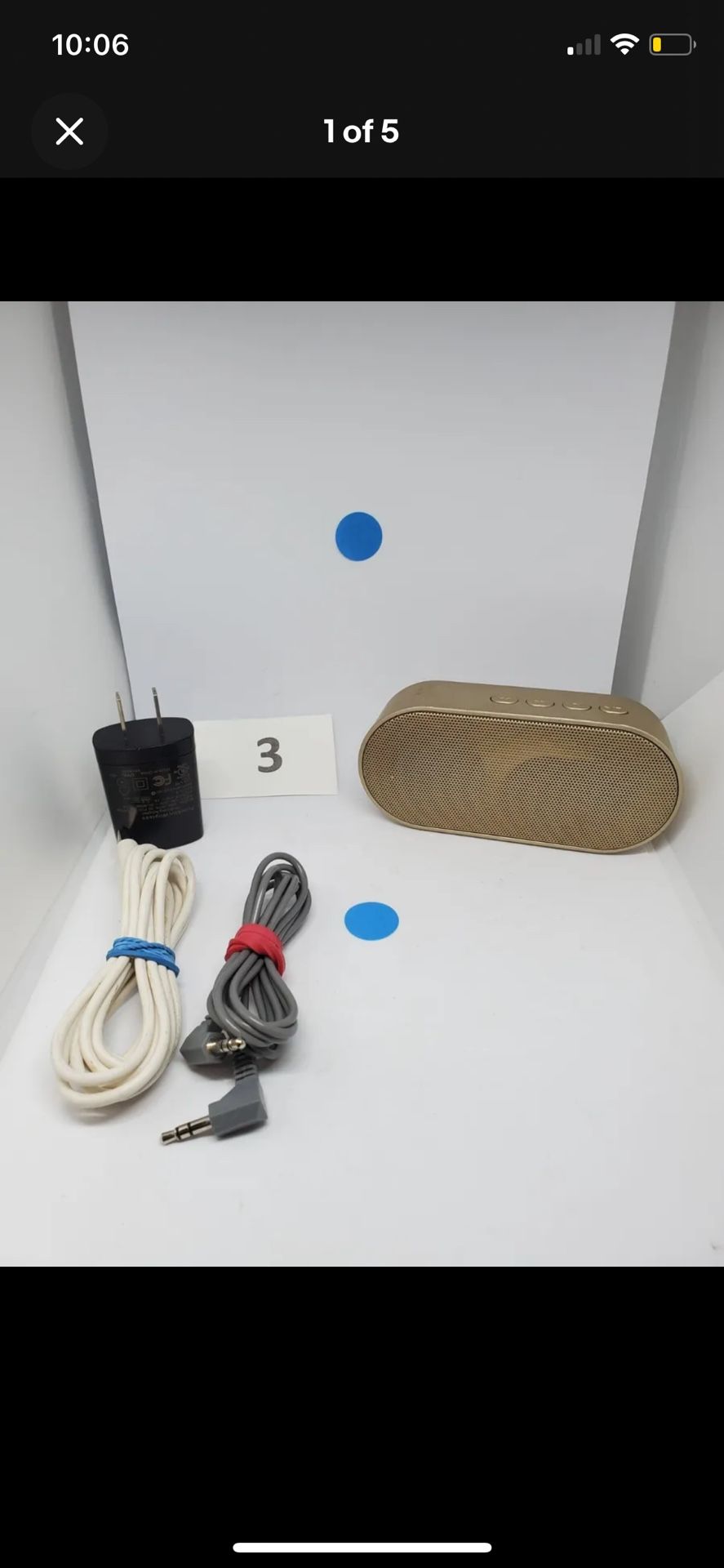 MVMT -sp3144 Portable Wireless Bluetooth Portable Speaker