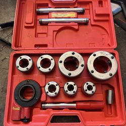 10 Pc Rachet Pipe Die Thread Set 