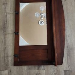 Mirror Shelf/Coat Rack 
