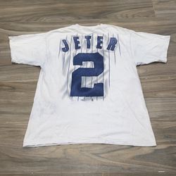 VTG 1998 STARTER New York Yankees “Derek Jeter” Shirt, Size: X-Large