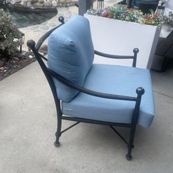 Outdoor Club Chair With Sunbrella Cushions 