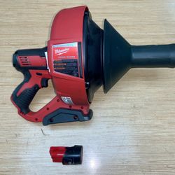MILWAUKEE Drain Snake W/ Battery