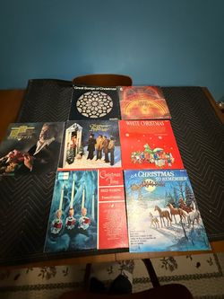 Vintage Christmas Vinyl Collection – Kenny Rogers, The Imperials & More – 7 Albums