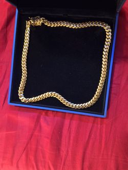 GOS 10mm Cuban 162 grams 10k 24 inches