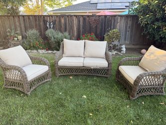 Outdoor 3 piece chair set