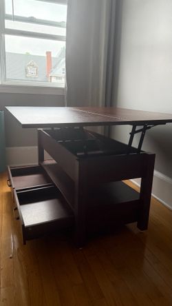 3-in-1 Lift-Top Coffee Table (Work, Dine & Store!)