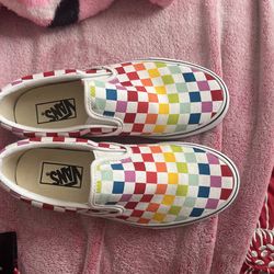 rainbow vans