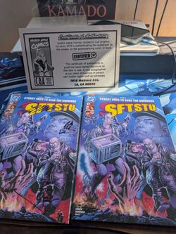 Signed DC Comic Stuart Fails to Save the Universe with COA
