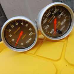 RPM gauges.