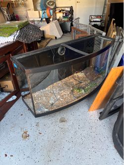 Very large aquarium turned into reptile enclosure