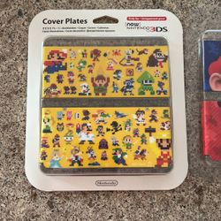 Nintendo 3DS Cover Plates Mario Brothers 