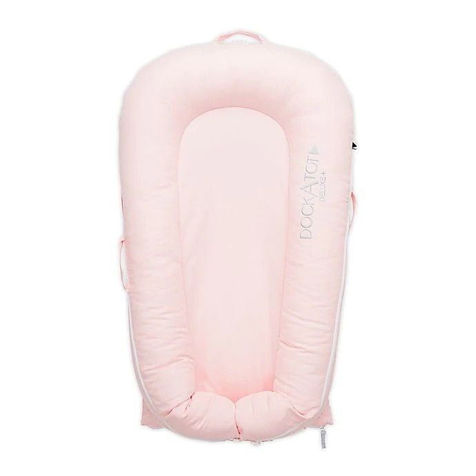 Dockadot Deluxe Plus + Baby Sleeper Strawberry Pink Cream
